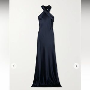 NWT. 100% Authentic, Galvan Pandora dress. Midnight.